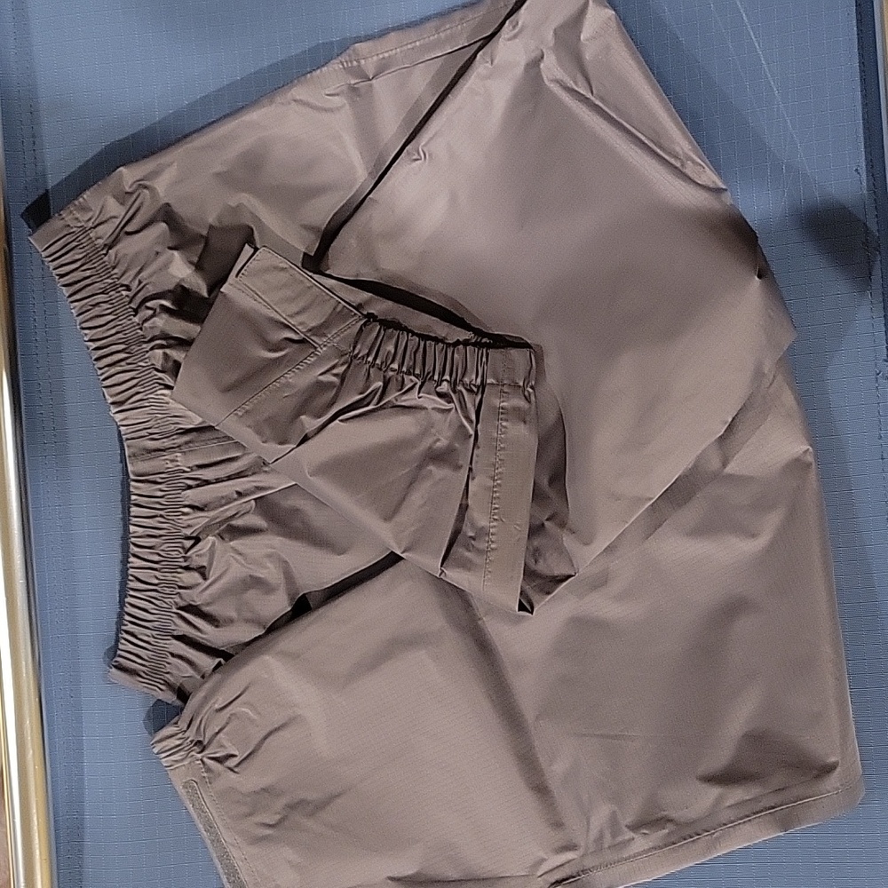 LL Bean Kids Waterproof pants, Size 10, grey silver